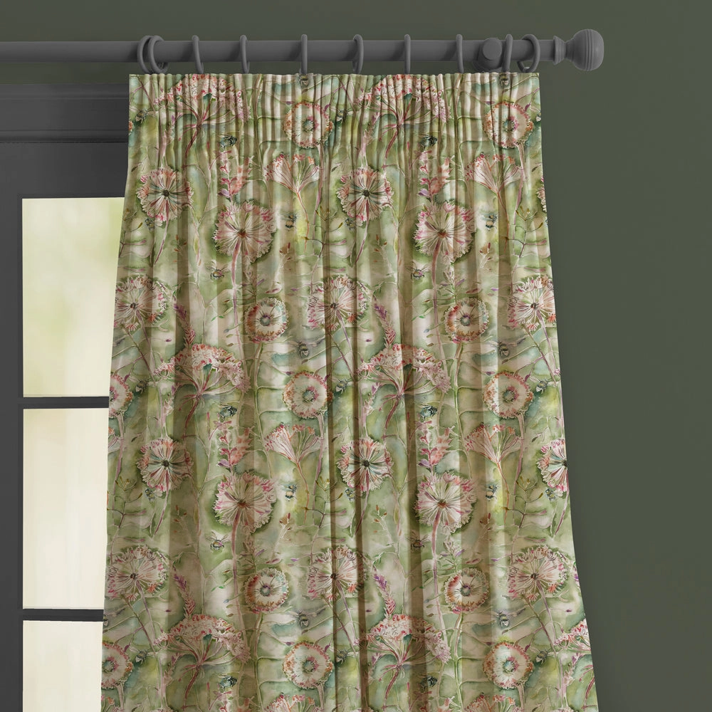Langdale Printed Made to Measure Curtains Sweetpea