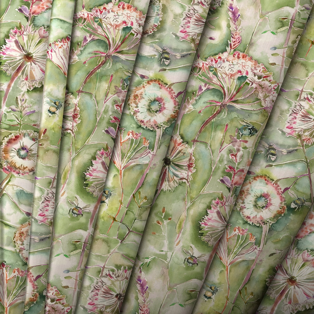 Langdale Printed Made to Measure Curtains Sweetpea