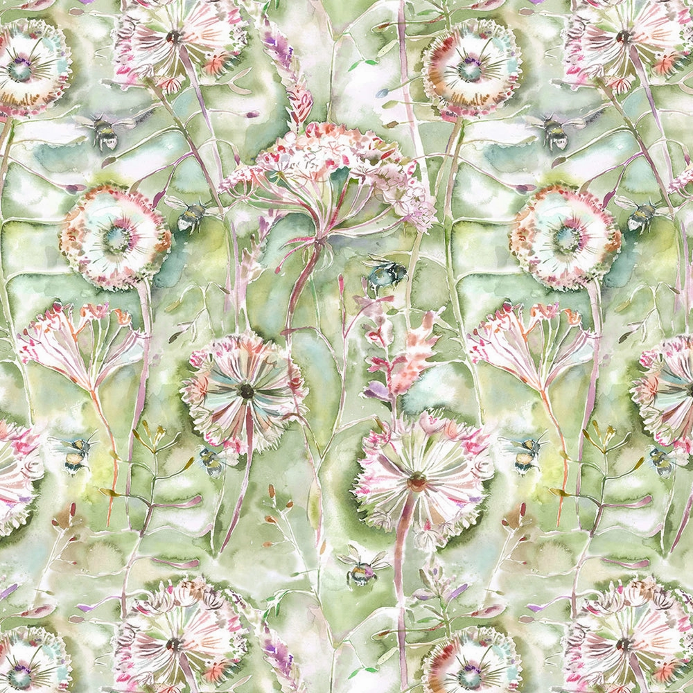 Langdale Printed Made to Measure Curtains Sweetpea