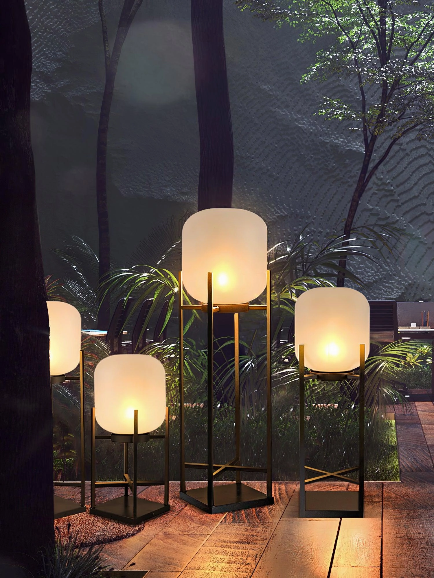 Lantern Floor Light