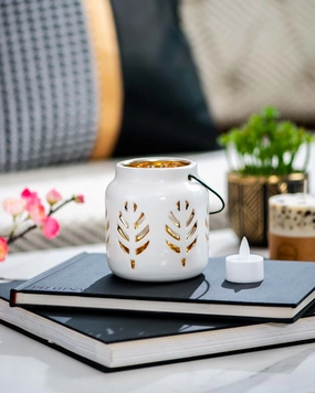 Lantern Tea-Light Holder - Whitehome decor ,wall decor 