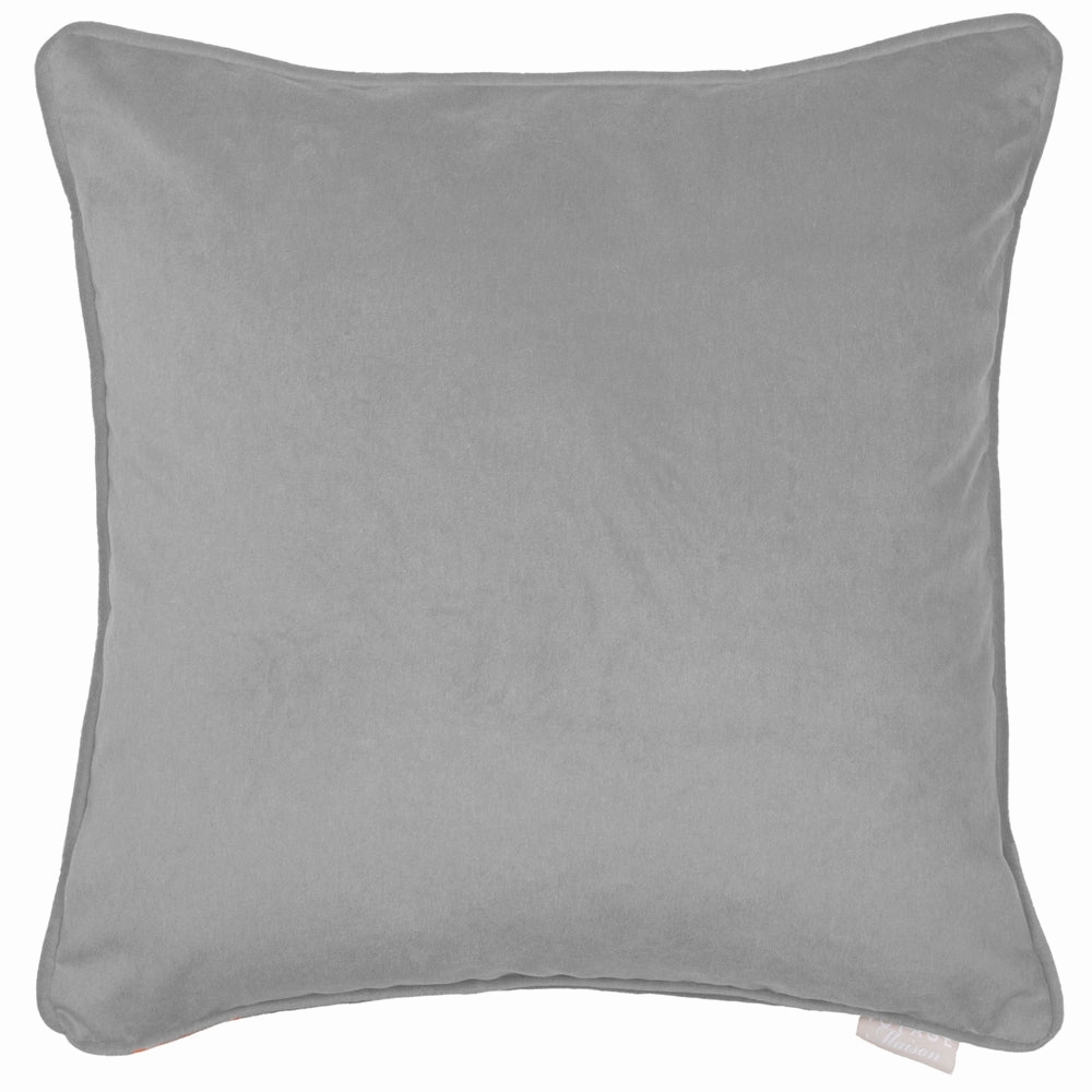Lapis Velvet Cushion Silver