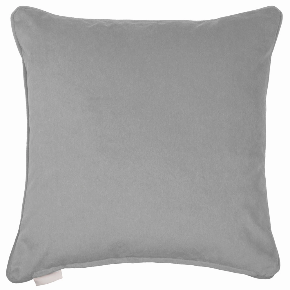 Lapis Velvet Cushion Silver