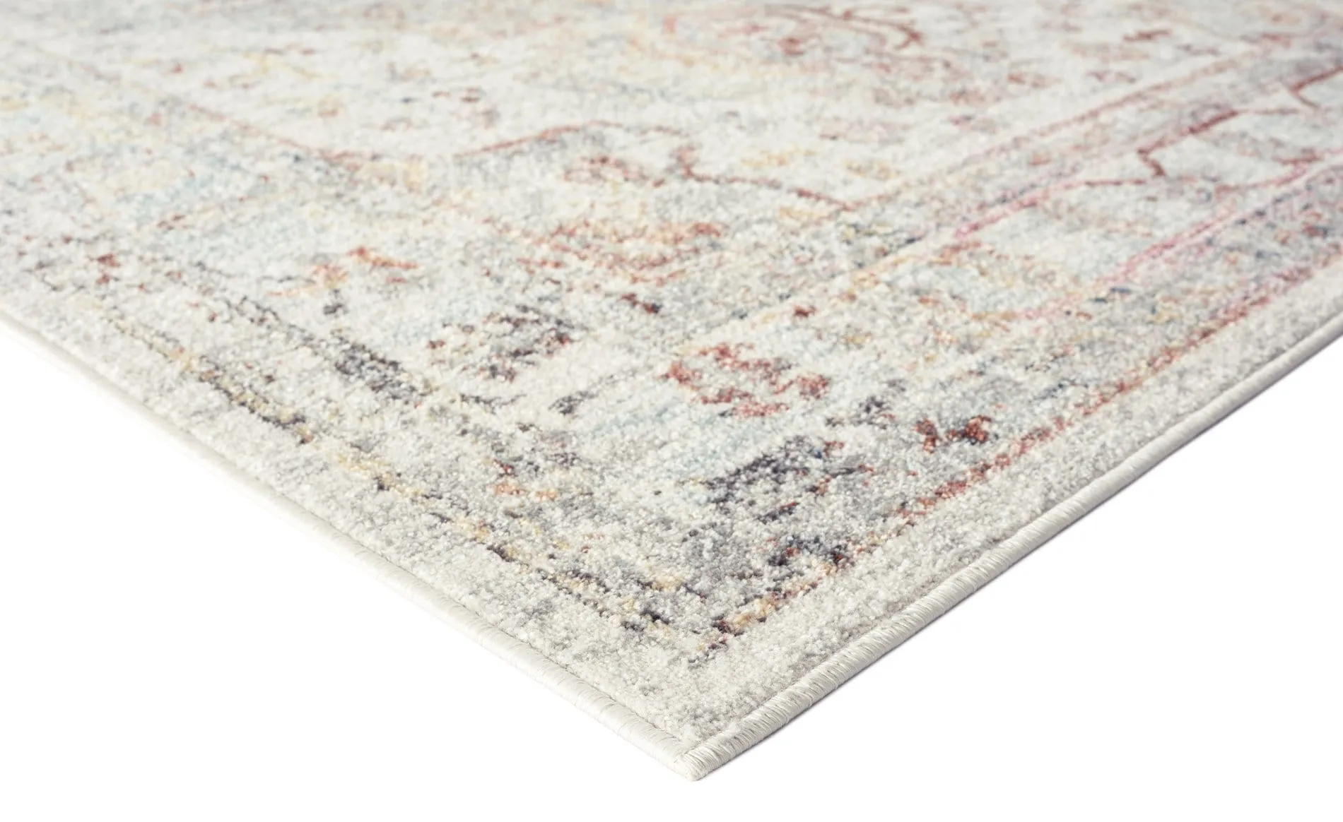 Lara Orange and Purple Multi-Colour Distressed Rug *NO RETURNS UNLESS FAULTY