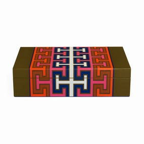 Large Madrid Lacquer Boxdecorative storage box ,stackable storage box 
