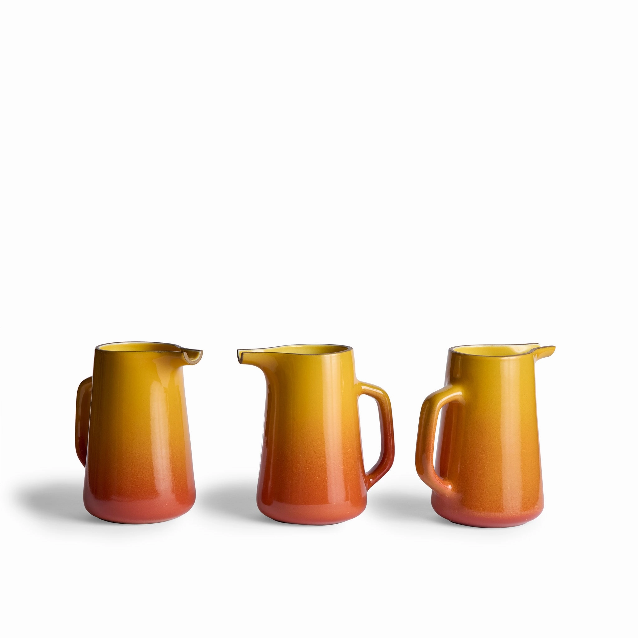 Large Pitcher in Zinnia and Sunflower Gloss