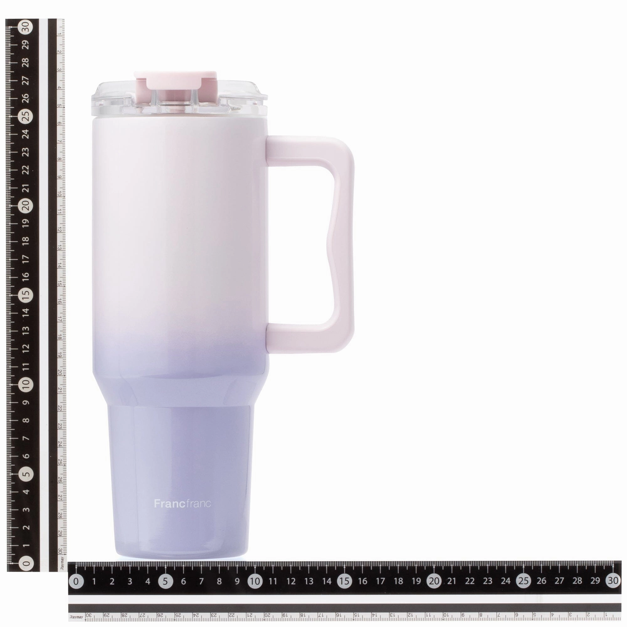 Large Stainless Steel Mug 1100Ml Pink