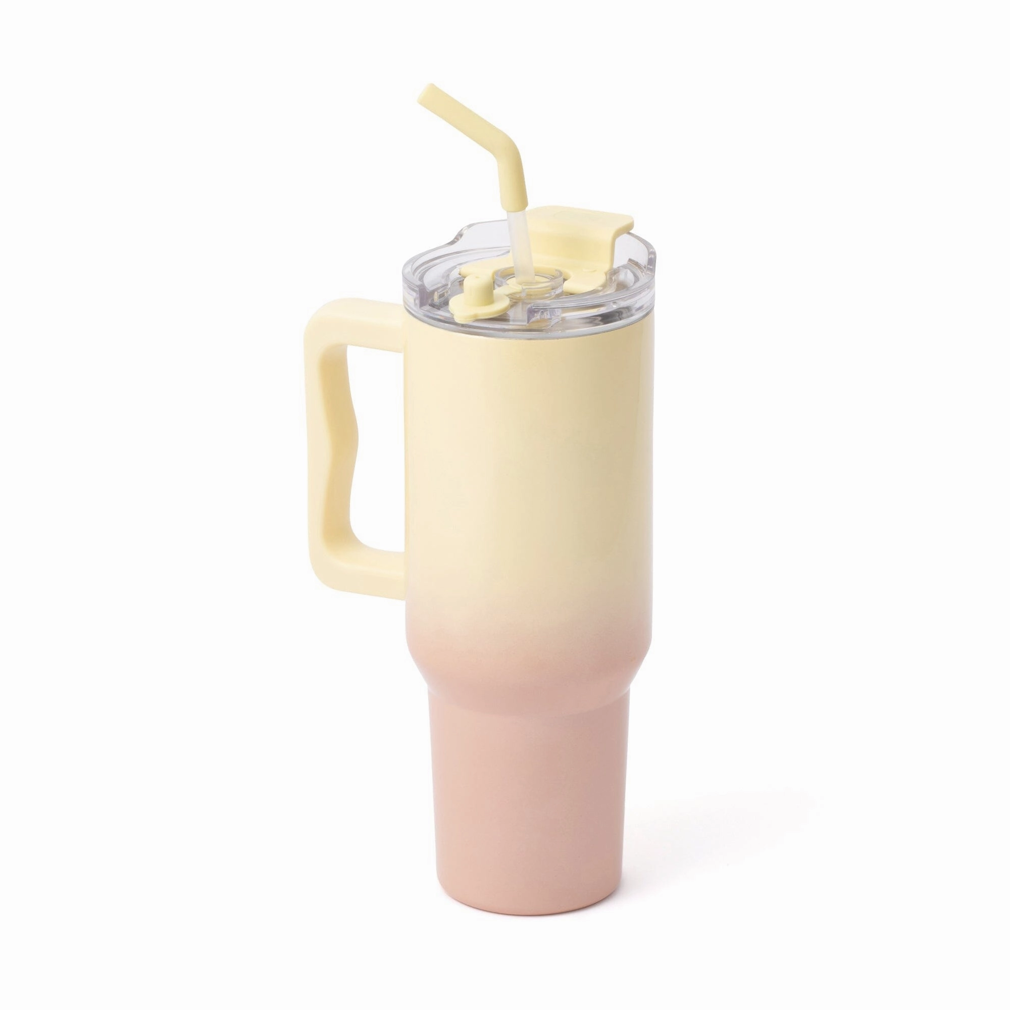 Large Stainless Steel Mug 1100Ml Yellow