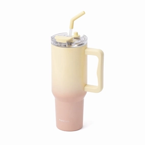 Large Stainless Steel Mug 1100Ml Yellowglass cups ,personalized mugs 