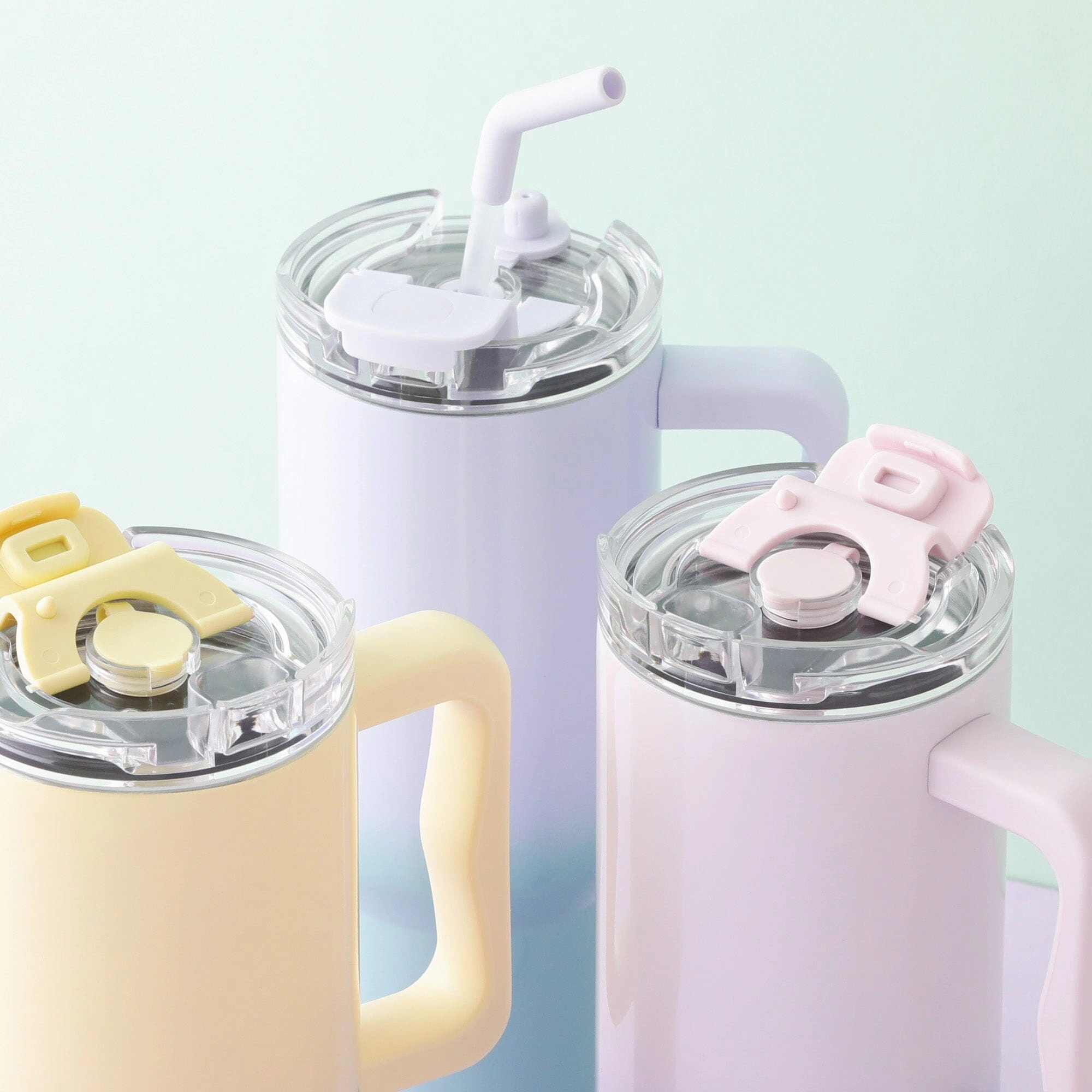 Large Stainless Steel Mug 1100Ml Yellow