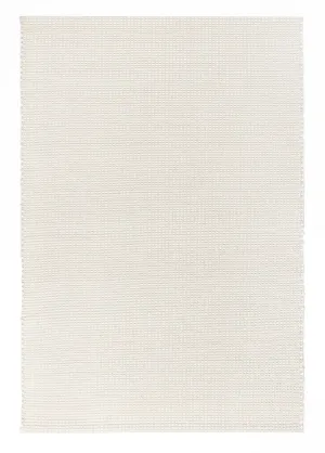 Larvic Ivory Chunky Wool Rugmodern color block patchwork rug