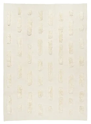 Lauren Cream Tufted Wool Rug *NO RETURNS UNLESS FAULTYmodern color block patchwork rug