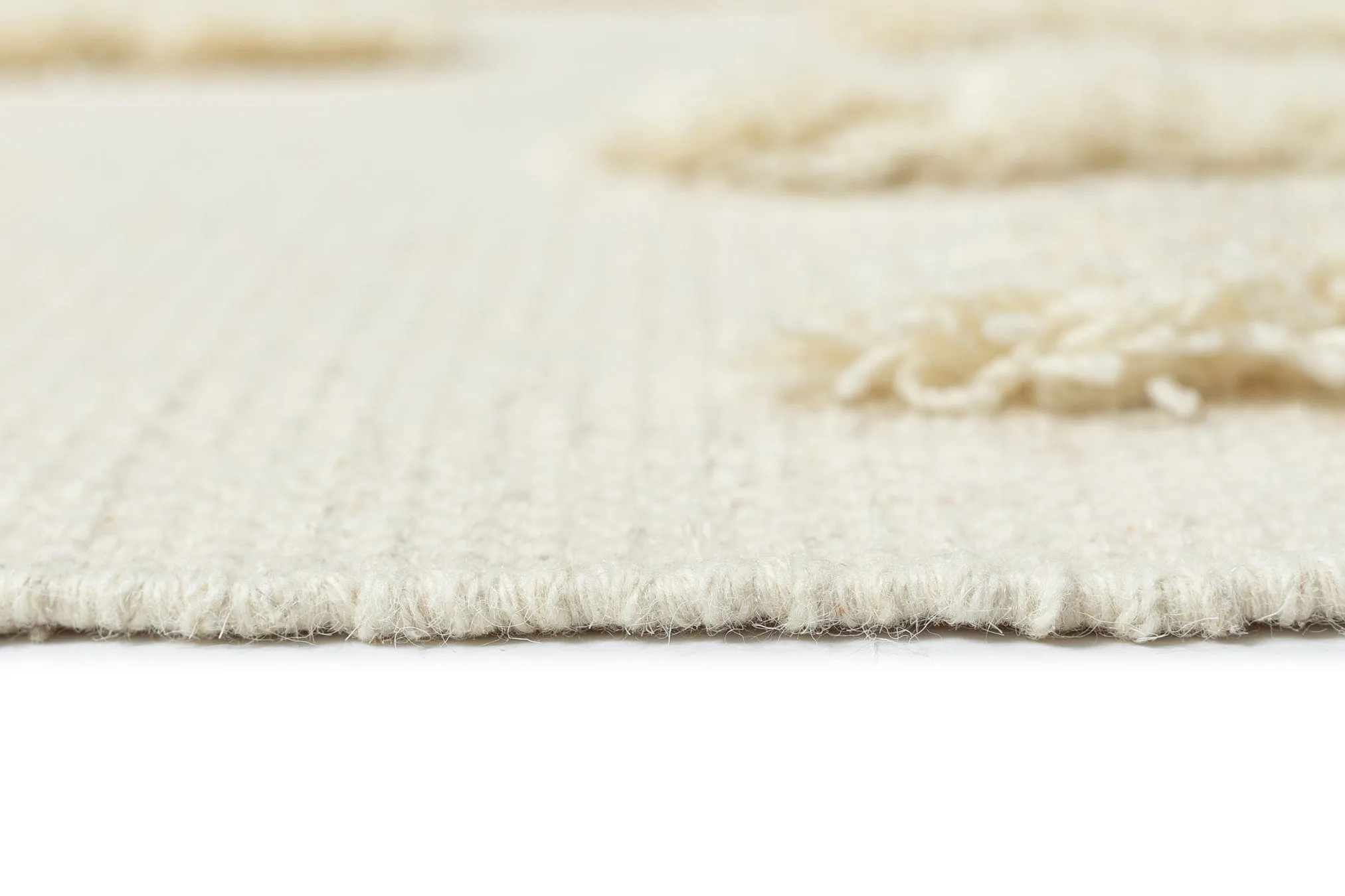 Lauren Cream Tufted Wool Rug *NO RETURNS UNLESS FAULTY