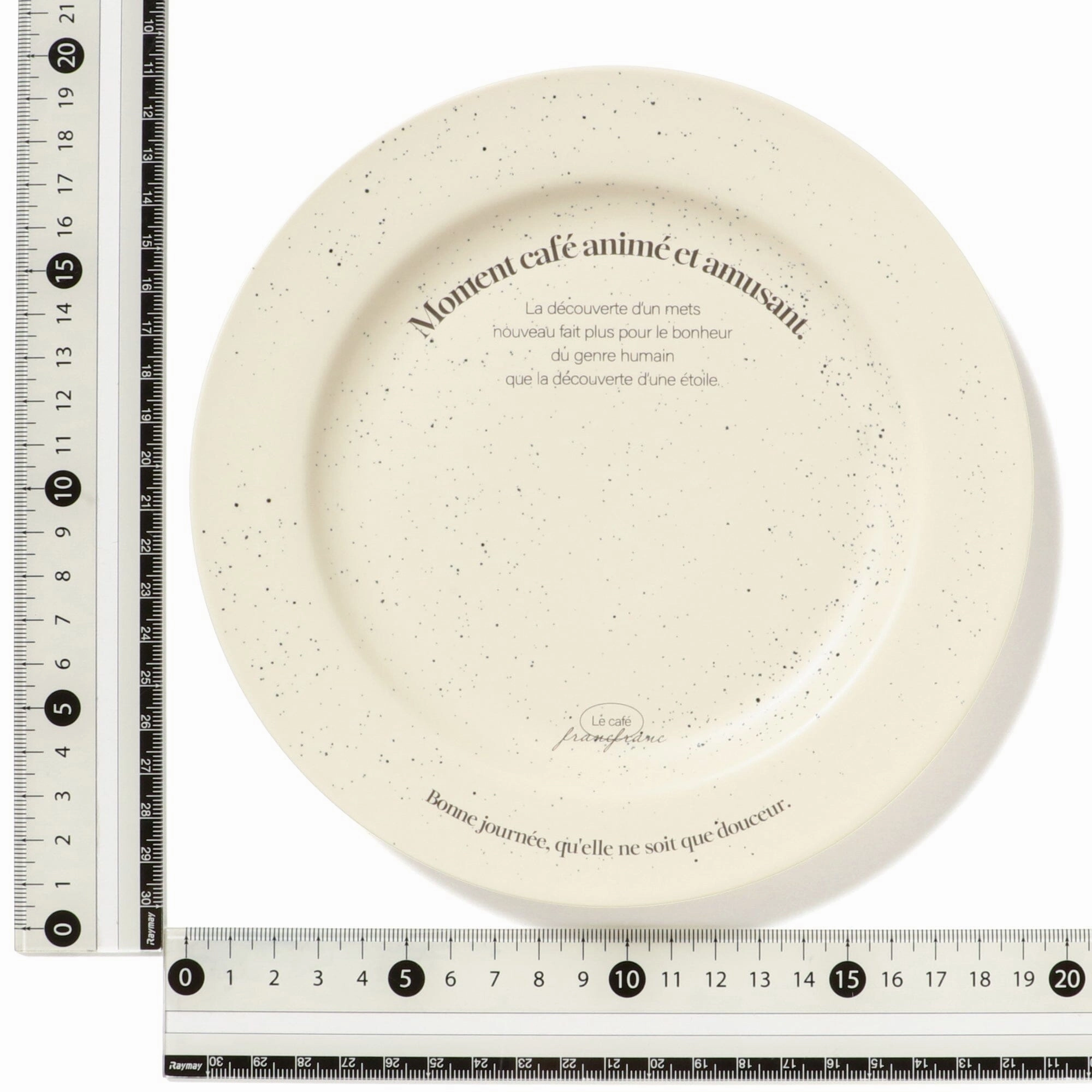 Le Cafe Plate SS Ivory