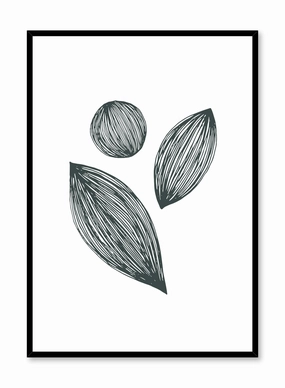 Leafy Shapes, Posterpop culture themed posters