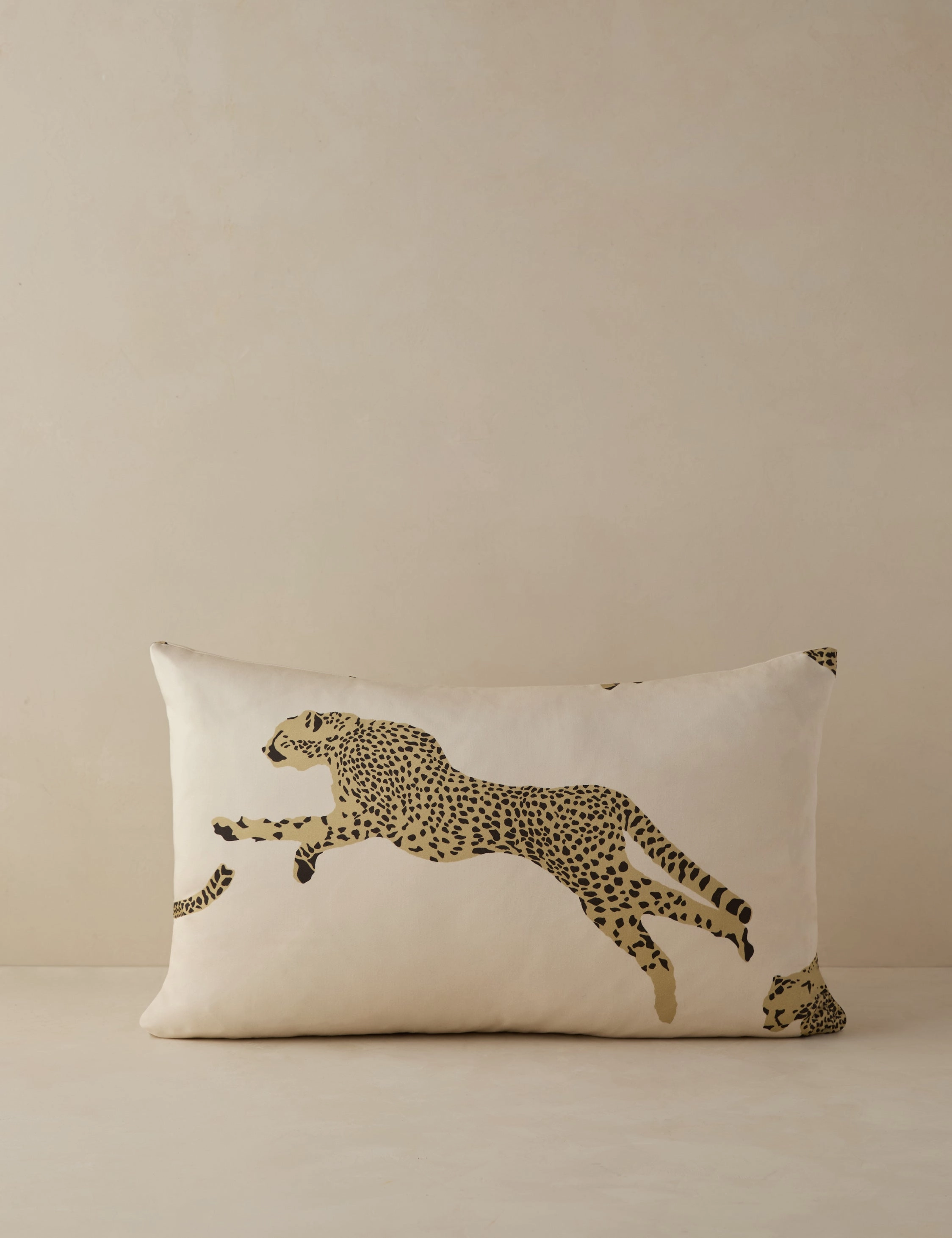Leaping Cheetah Pillow by Scalamandre