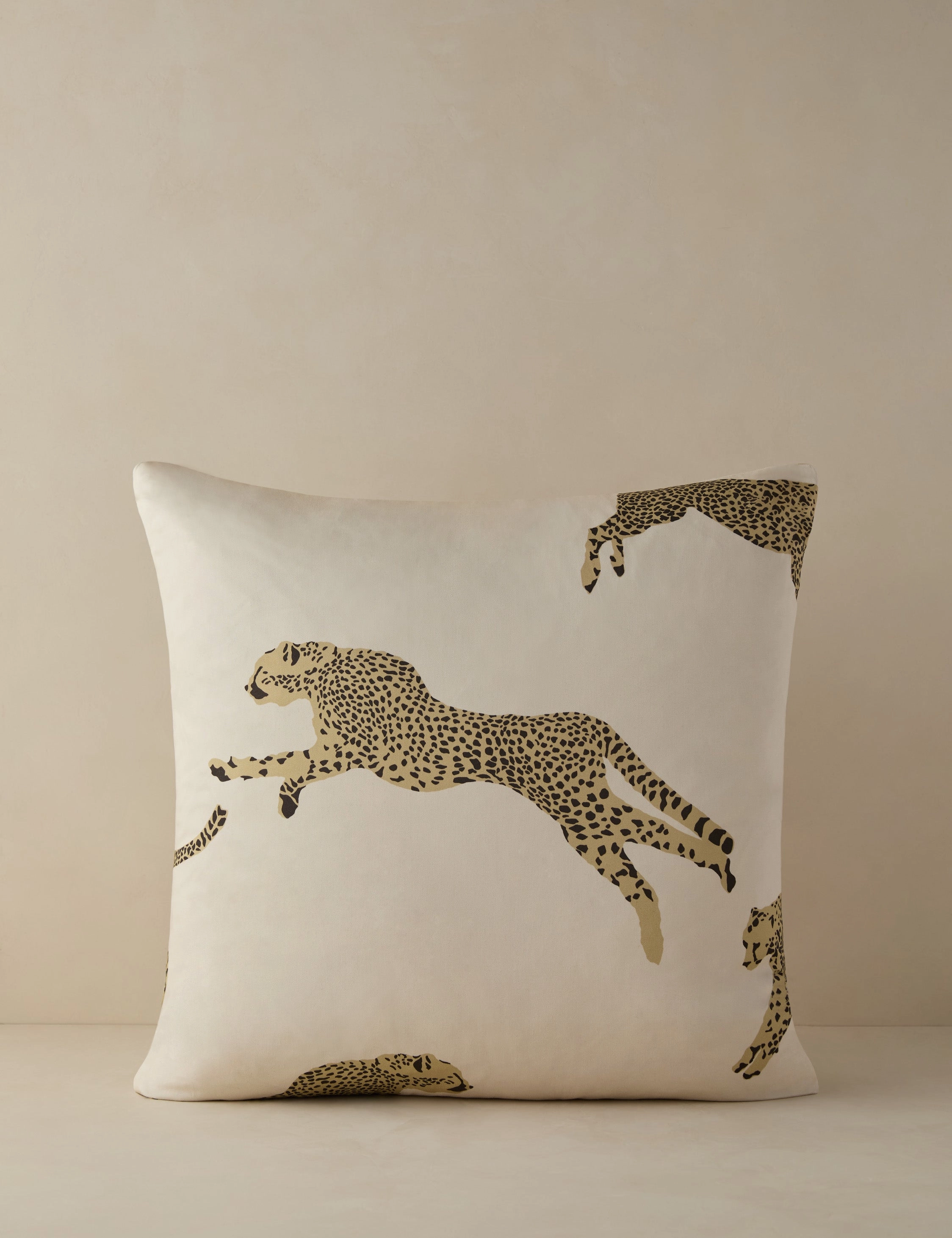 Leaping Cheetah Pillow by Scalamandre