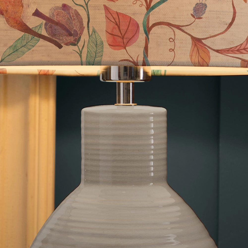 Leaping Into The Fauna Eva & Epona Complete Table Lamp Duck/Linen