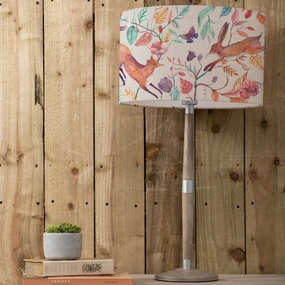 Leaping Into The Fauna Eva & Solensis Complete Table Lamp Grey/Linenhome decor ,wall decor 