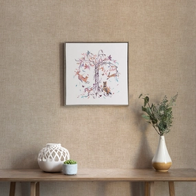 Leaping Into the Fauna Framed Canvas Stonehome decor ,wall decor 