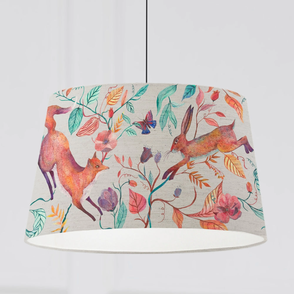 Leaping Into The Fauna Quintus Taper Lamp Shade Linenhome decor ,wall decor 