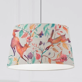 Leaping Into The Fauna Quintus Taper Lamp Shade Linenhome decor ,wall decor 