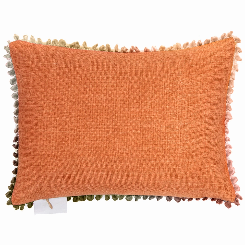 Leaping Into The Fauna Small Printed Cushion Linen