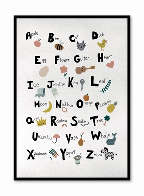 Learn Your ABC's, Posterpop culture themed posters