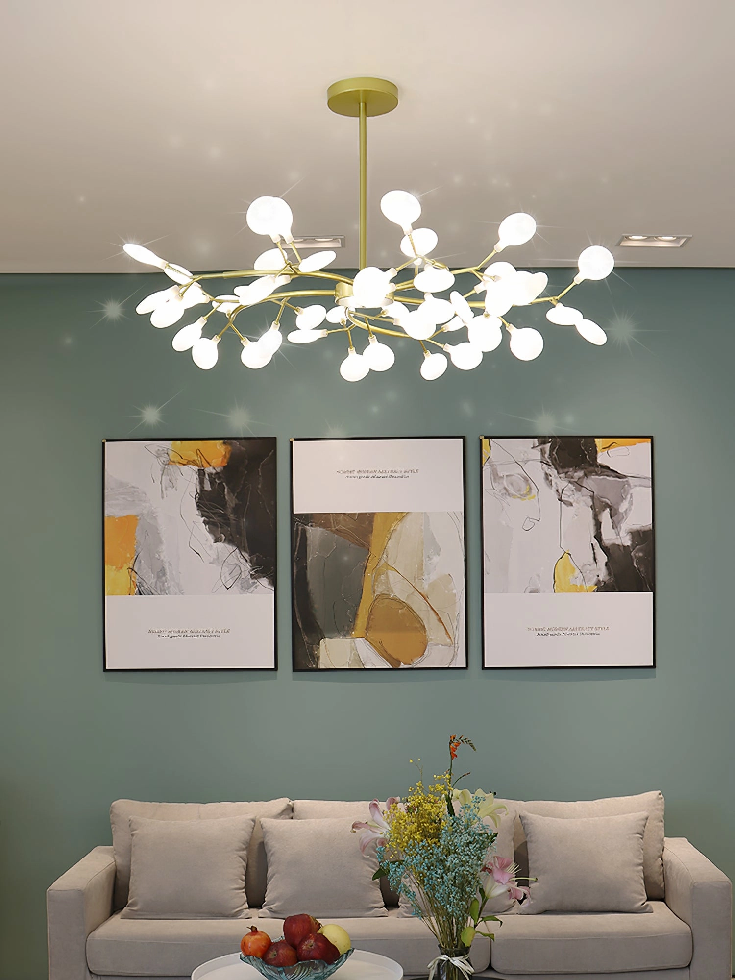 LED Firefly Sputnik Chandelier