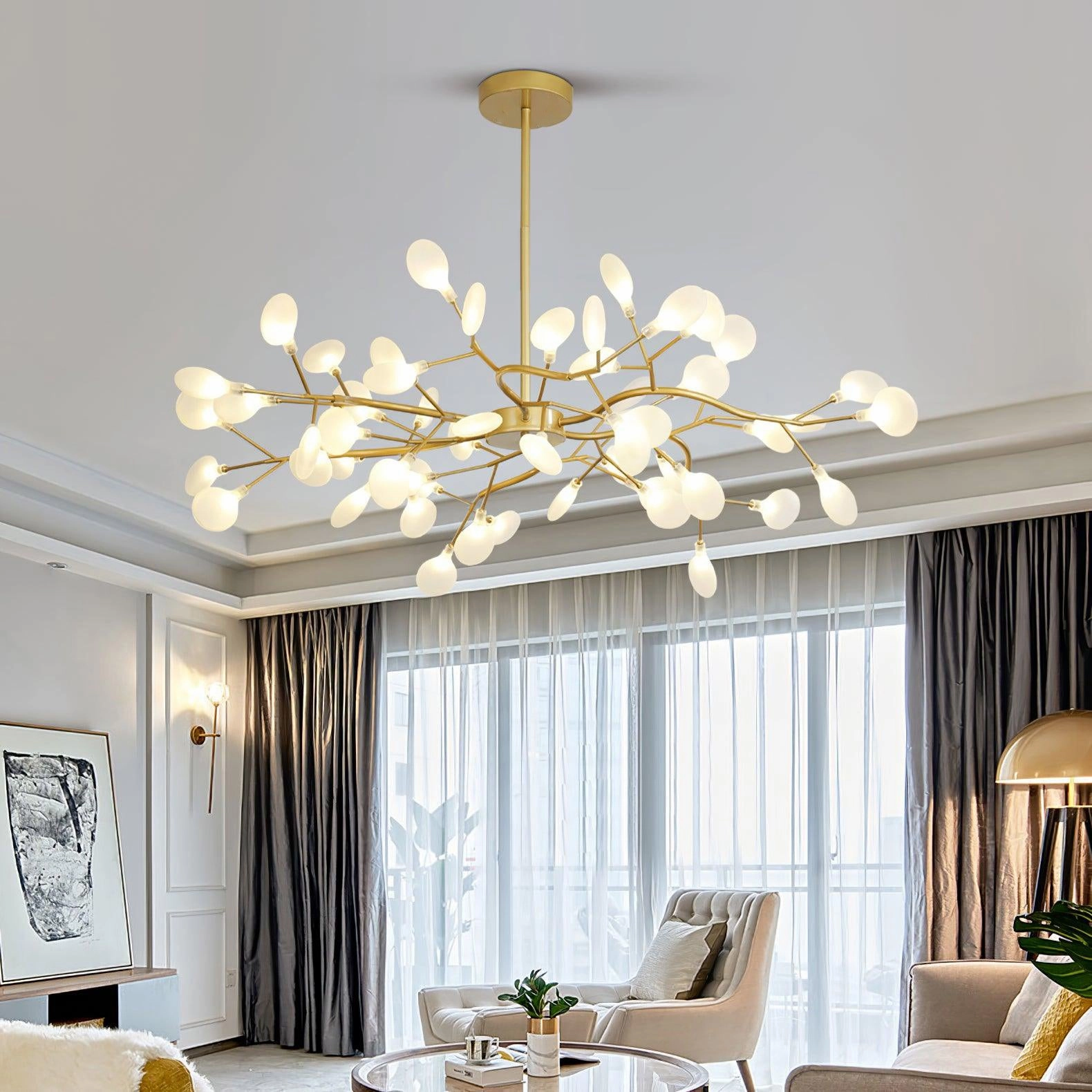 LED Firefly Sputnik Chandelier