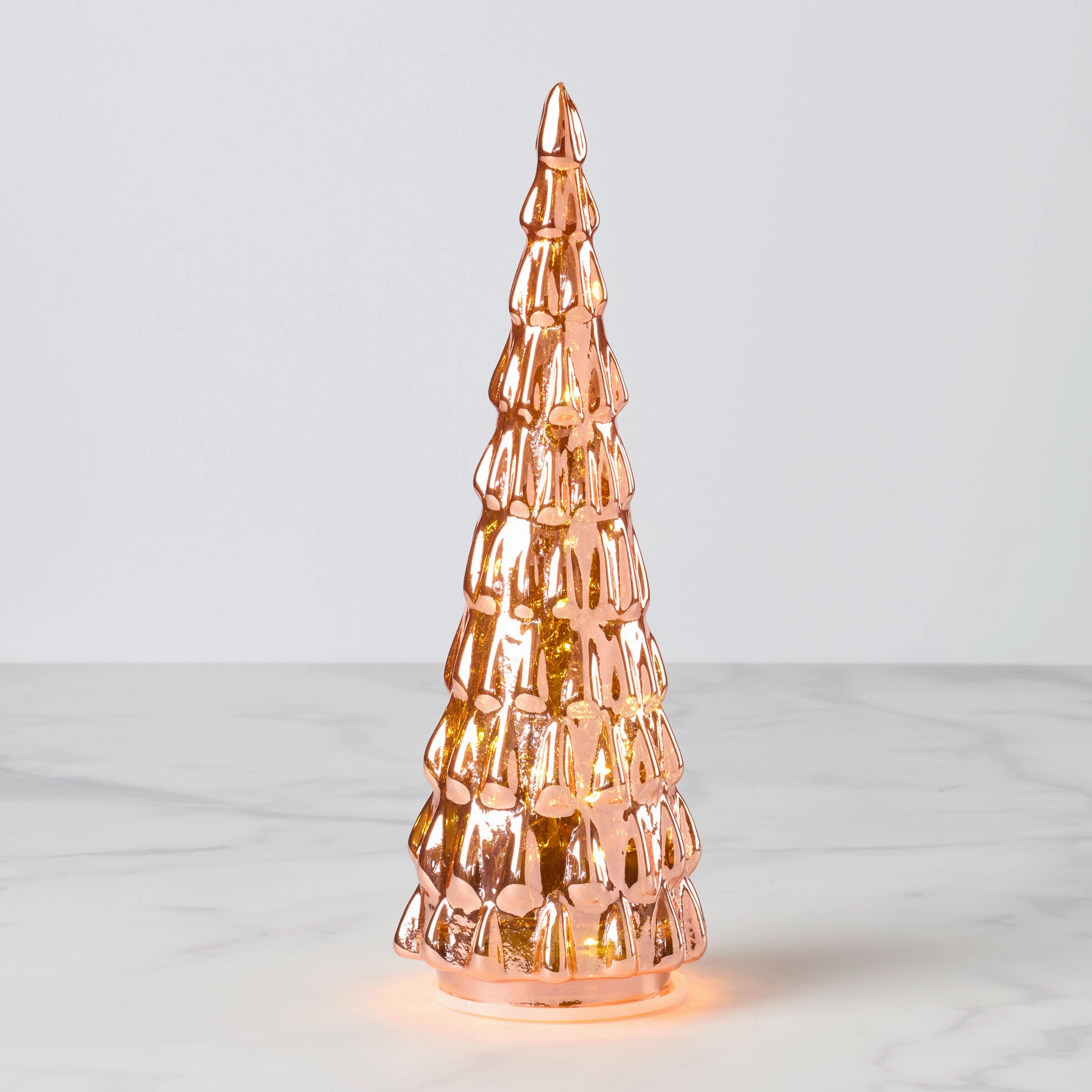 Led Lit Amber Glass Holiday Treehome decor ,wall decor 
