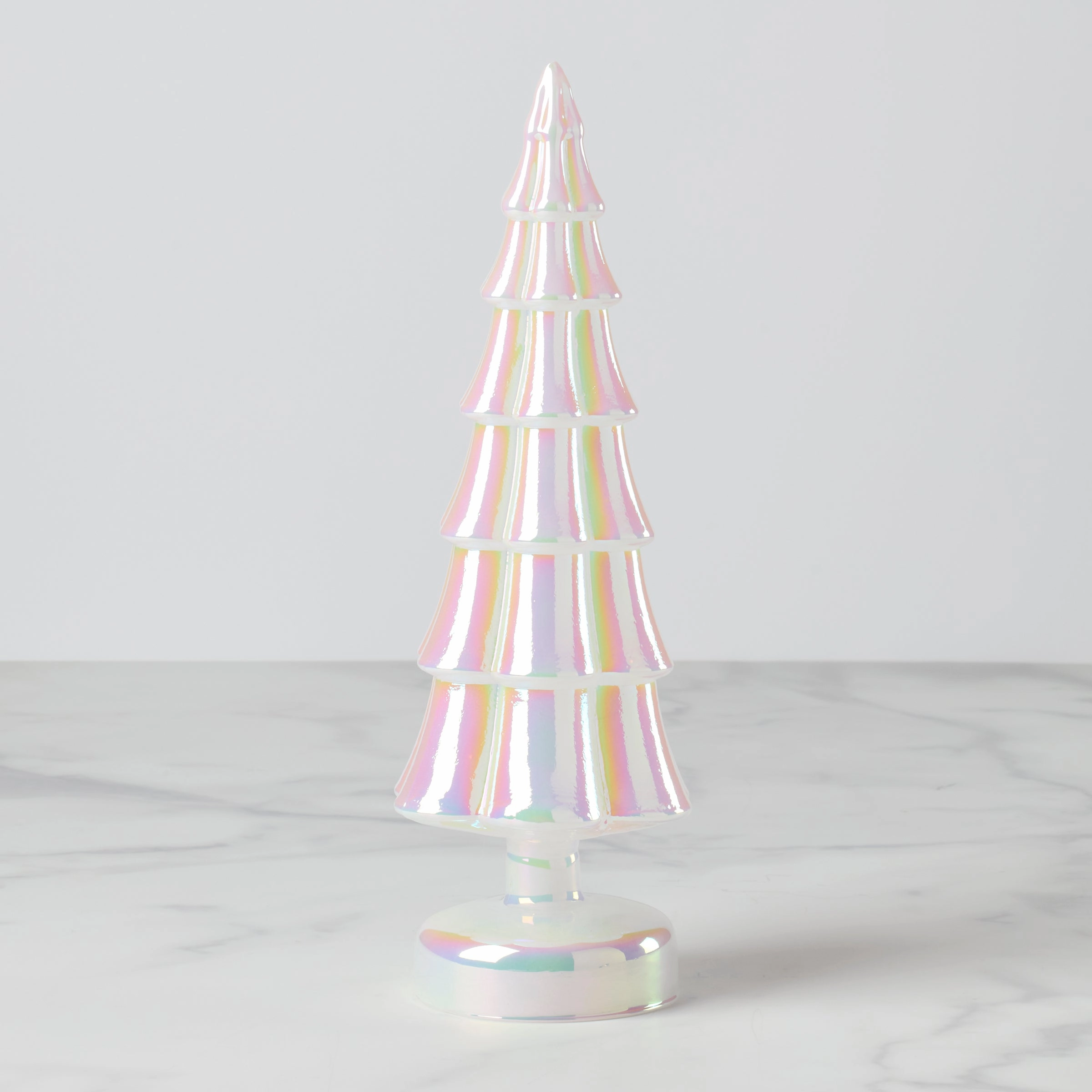 Led Lit Pearl Glass Holiday Tree