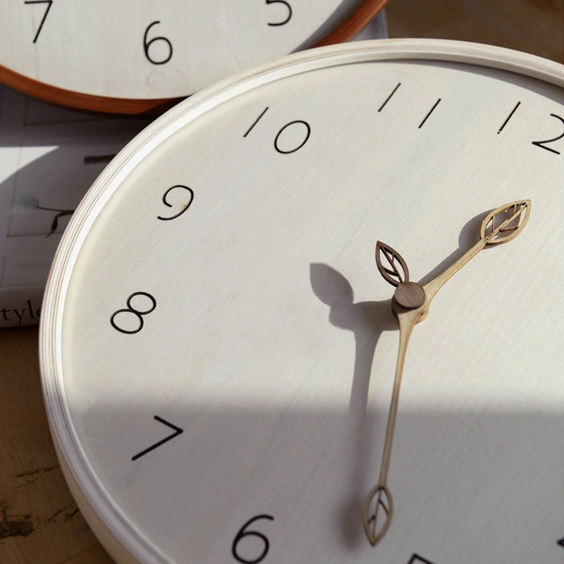 Leif Organic Wood Clock