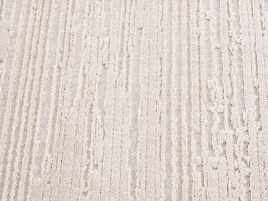 Leilani Ivory Cream Textured Rug