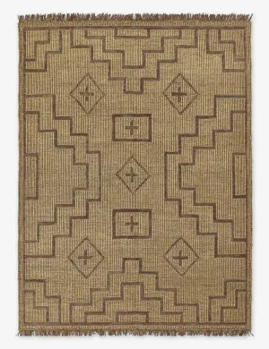 Lemieux et Cie Kidira Handwoven Rug by Momenimodern color block patchwork rug
