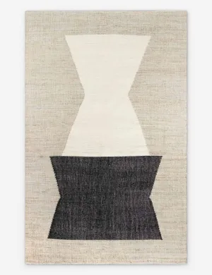 Lemieux et Cie Malika Rug by Momenimodern color block patchwork rug