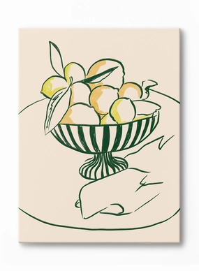 Lemon Perfection, Canvasindoor decorative canvas print
