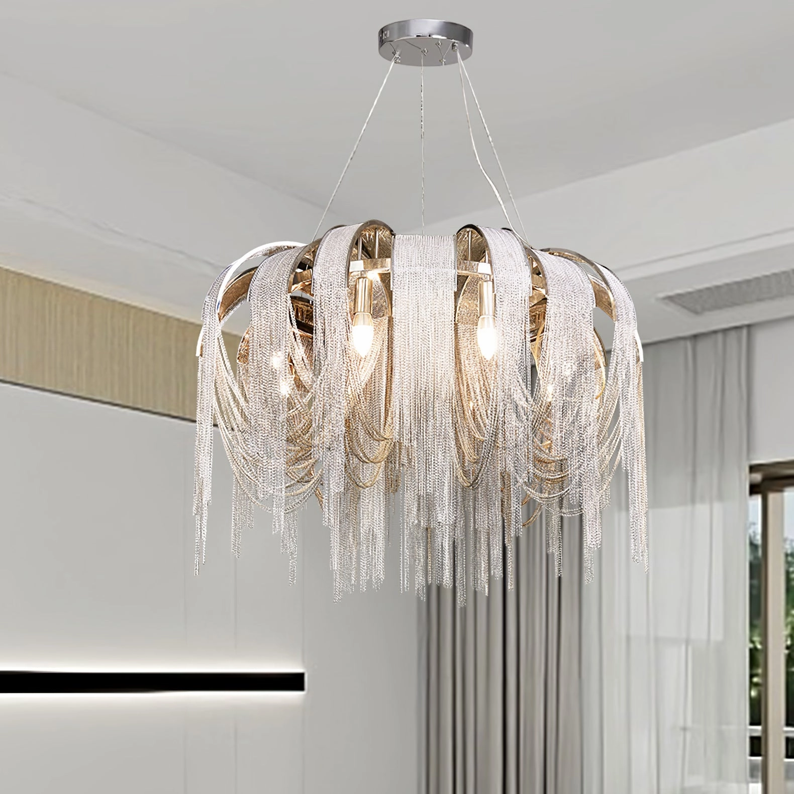 Length Chains Chandelier