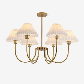 Lenore Pleated Chandelierrustic chandelier,bedroom chandelier 