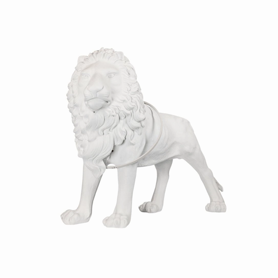 Leo Lion Sculpture Floor Lamp