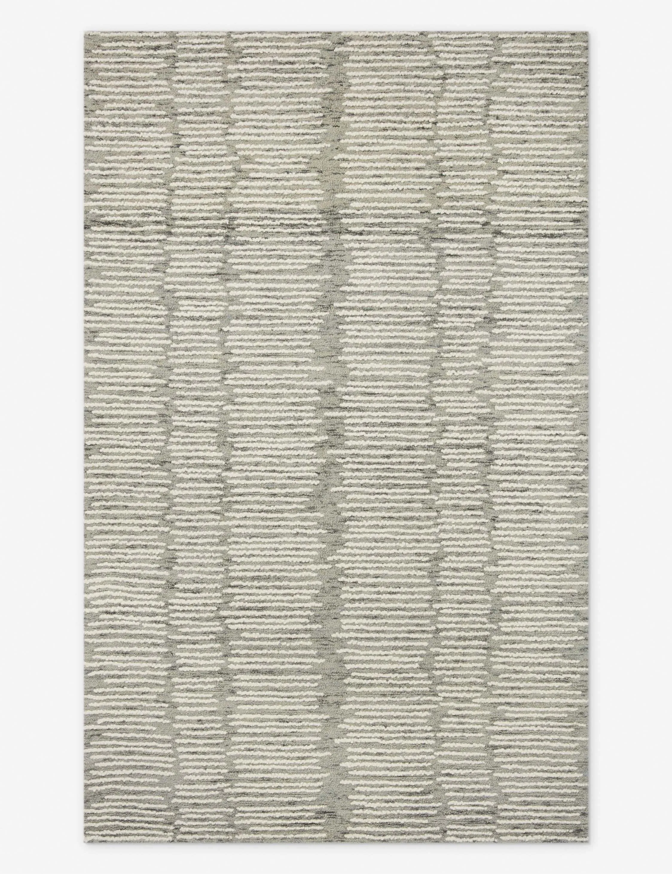 Leola Hand-Tufted Wool Rugmodern color block patchwork rug