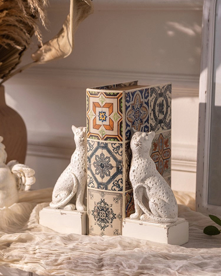 Leopard Guardians Bookend