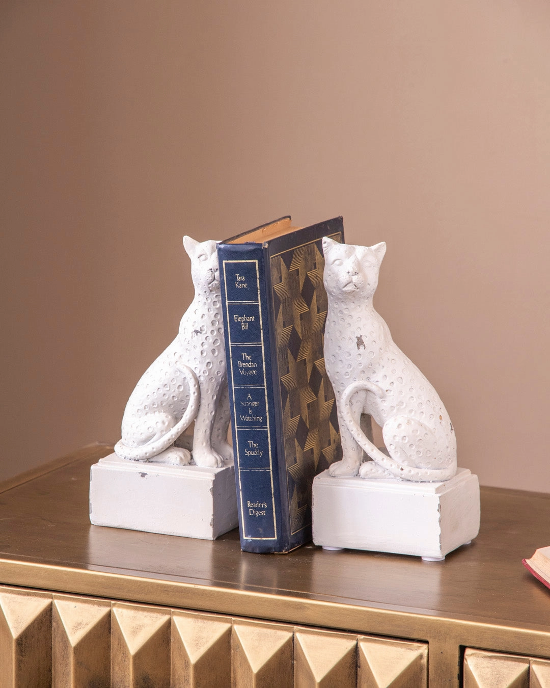 Leopard Guardians Bookend