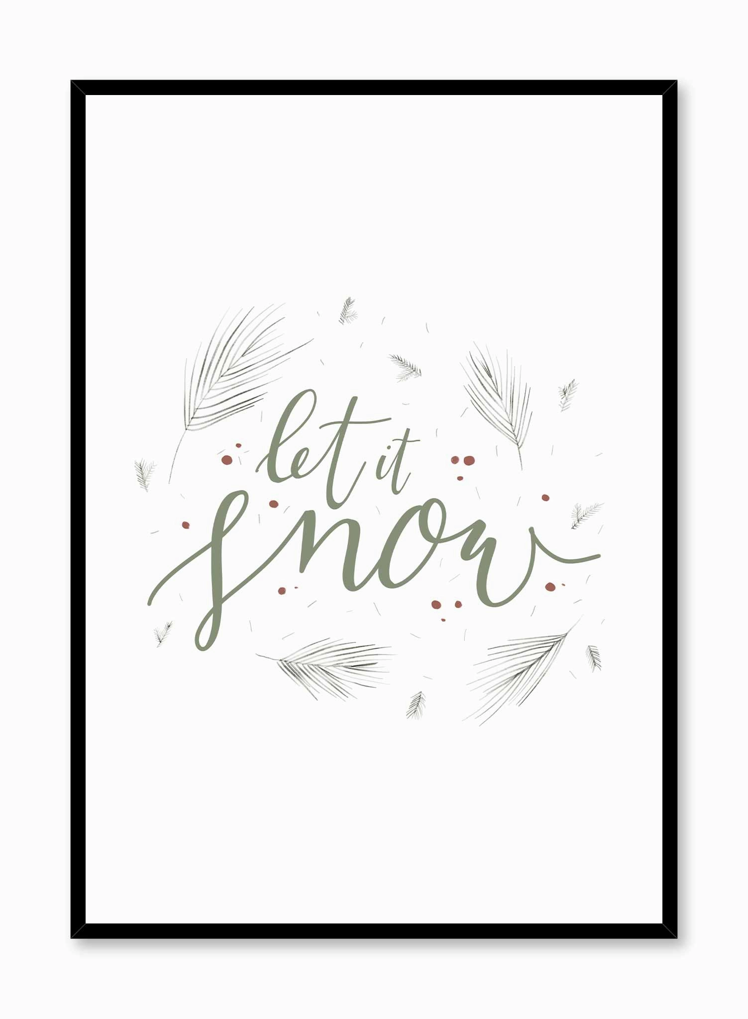 Let it Snow, Posterpop culture themed posters