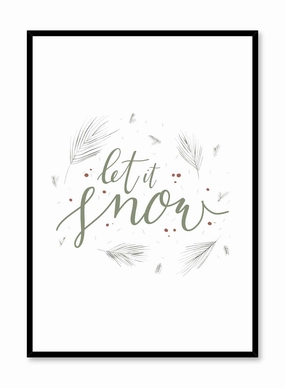 Let it Snow, Posterpop culture themed posters