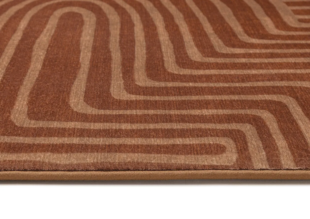 Leta Brown Abstract Rollie Pollie Playmat