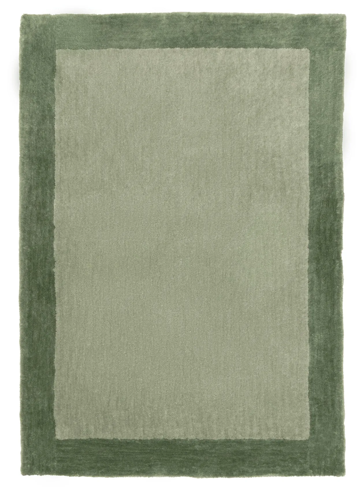 Lila Green Bordered Shag Rugmodern color block patchwork rug