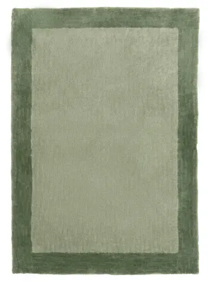Lila Green Bordered Shag Rugmodern color block patchwork rug