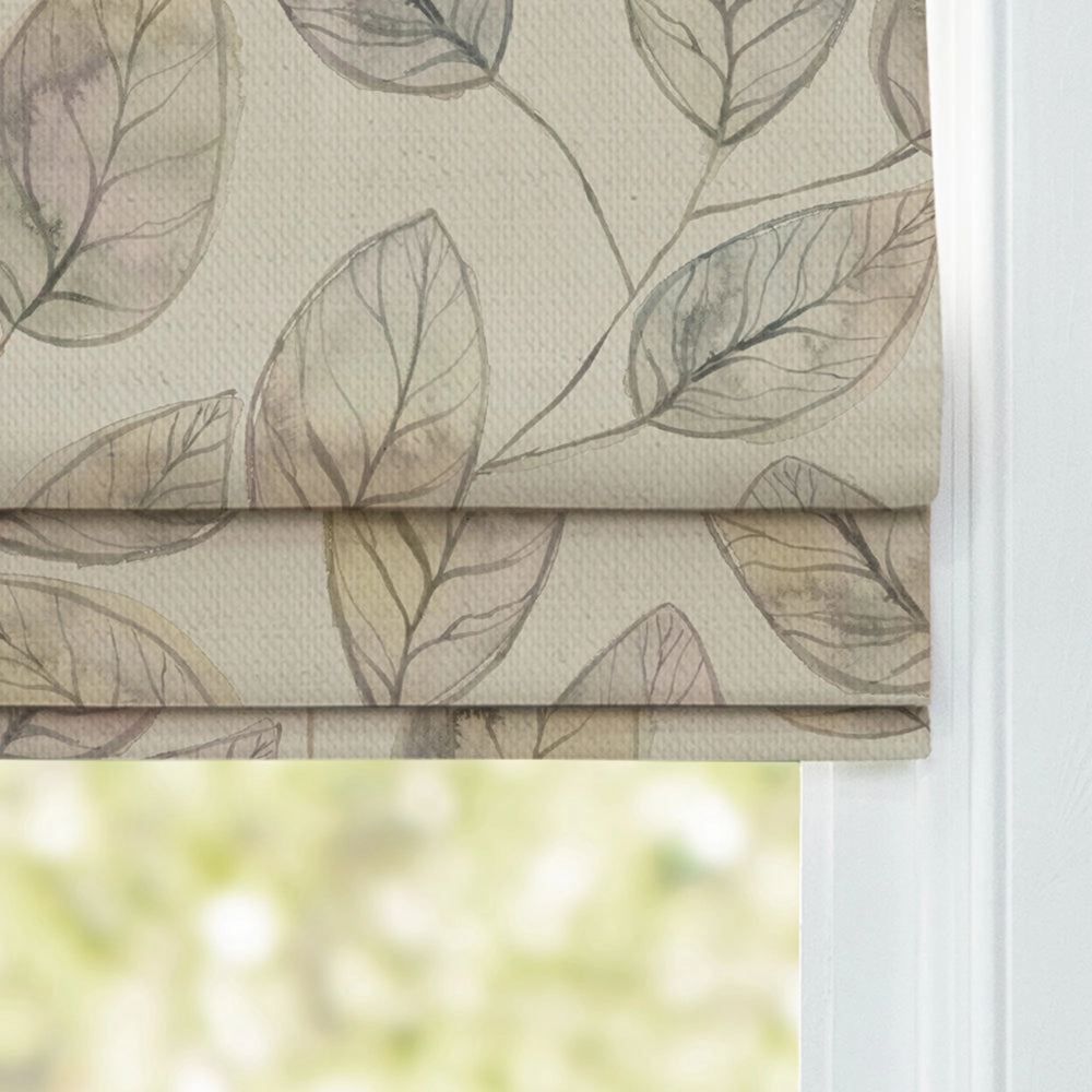 Lilah Printed Cotton Made to Measure Roman Blinds Cloud
