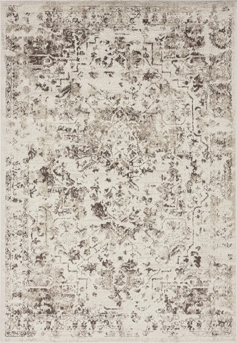 Liliana Cream And Brown Traditional Distressed Floral Rugmodern color block patchwork rug